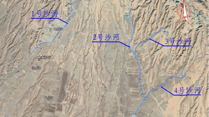 平川区黄峤镇双铺村红山渠沙河河..